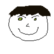 A crude self-portrait. Features a handsome fellow with green eyes. A crude self-portrait. Features a handsome fellow with green eyes.